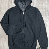 Арт.551 кофта чоловіча athletic works темно-сіра утеплена.