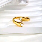 Каблучка, кільце, відкрита, серце, циркони, медзолото. є розміри