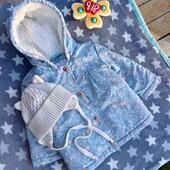 Куртка George з шапочкою на 6-9міс 74см