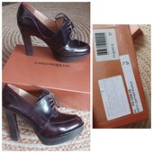 Carlo Pazolini. Оригиналы. Италия. Полностью натуральные туфли ботильоны 36р