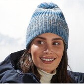 Тепла в'язана шапка з флісовою вставкою від Tchibo розмір розмір універсальний