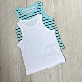 Primark.Набір майок для хлопчика 92(1,5-2 р.)
