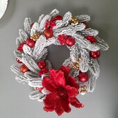 Віночок шикарний з литої хвої