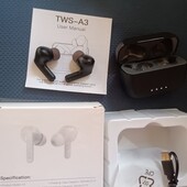 Вакуумні блютуз навушники ZQB tws-A3 чорні