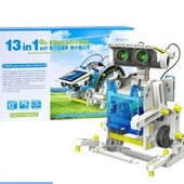Конструктор-робот на сонячних батареях Solar Robot 13 в 1 дитячий 2115