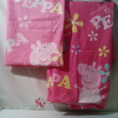 Фірмен. дит.підковдра + наволочка з любимим героєм Пеппа. Багато різних лотів
