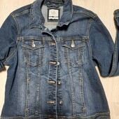 Крута, фірмова джинсова куртка clockhouse. l/xl
