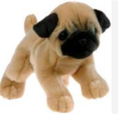 М'яка іграшка собачка Мопс бренду Keel Toys"