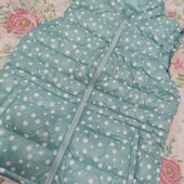 Брендова прінтована пухова жилетка