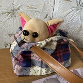 Чівава в сумочці. Собачка сумочка.