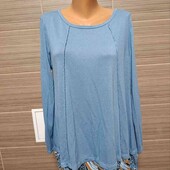 Оригінальний светр на пишні форми 