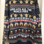 Джемпер мужской,Новый год,сток.