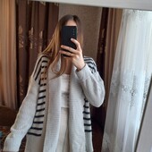 Прекрасна річ, кардиган в смужку, як новий ❤️ під ангорку