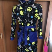 Халат теплий мягусенький 11-12 років 152 см, 4kidz. в ідеалі