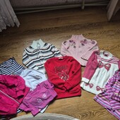 Лот теплих светриків, для дівчинки, для дому, 4-7р