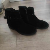 Замшеві весна-осінь сапожки