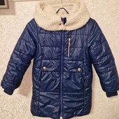 Зимове пальто - куртка на овчині теплюще!!! р.110-122 заміри в описі.