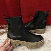 Челсі із натуральної шкіри,від About you,розмір 40,устілка 26