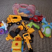 Конструктор машинки, багато деталей, дрібна моторика