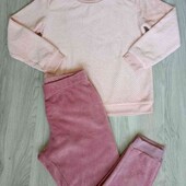 Primark + Dunnes stores брендовый плюшевый пижамный комплект размер евро 40/42 нюанс