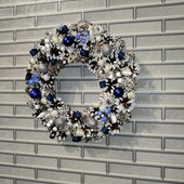 Свято наближається)) Новорічно різдвяний віночок. Ручна робота)дивіться інші мої лоти)