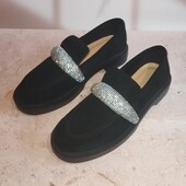 Жіночі лофери натуральний замш