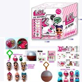 Кукла систерс брелок lol sisters в яйце в коробке