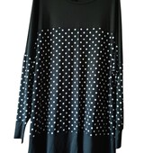 Симпатичная блузка-туника большого размера, вискоза