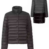 Esmara брендовая теплая стильная куртка/ пальто 2 в 1 цвет черный размер евро 32/34