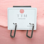 Сережки Stainless Steel нержавіюча сталь