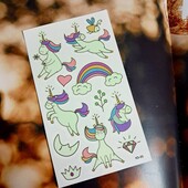 Светятся в темноте! 12*7 см Детские временные татуировки, флеш тату