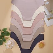 5 шт. Безшовні невидимі трусики з лазерною обробкою розмір ХЛ