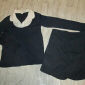 Шкільна фотрма кофта та шорти - спідничка LC Waikiki для дівчинки 8-9 років