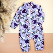 Ясельний флісовий ромпер 74-104 кольори