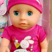 ❤️‍Класнючий♥️Пупс функціональний , 6 функцій, аксесуари, пахне, музичний, у коробці