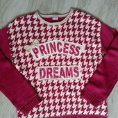 Mayoral брендовый теплый вязаный свитерок ангора! стразы! на рост 128 см