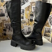 Шкіряні чоботи зимові