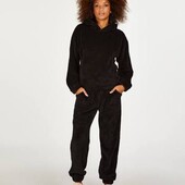 Hunkemoller! Плюшевий жіночий худі, кофта з капюшоном Тедді S розмір black!