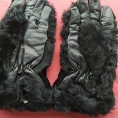 Нові, теплі, пухнасті рукавички без бірки.