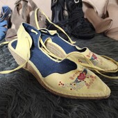 Replay 38p текстильні еспадрільї в актуальному жовтому кольорі