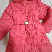 Куртка-пальто для дівчинки 6-7 р.