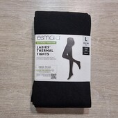 Есмара! Жіночі термоколготки, теплі жіночі колготки! 100 ден, чорні! 44/46 євро 50/52 наш! Лот 12