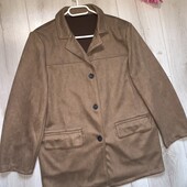 В ідеалі як новий жакет шоколадного кольору під замш,розмір S.