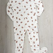 Primark.Котоновий чоловічок для дівчинки 92 р