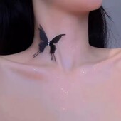 Бабочка на шею невидимый чокер леска