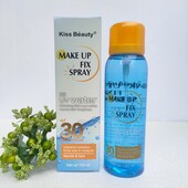 Спрей-фіксатор макіяжу з SPF 30 – зволожуючий фіксатор з UV-захистом для обличчя (від сонця, спф)