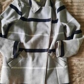 Стильное пальто р.16 М-Л в идеале.