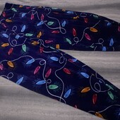 Яркие велюровые домашние пижамные штаны большого размера.