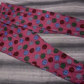 Яркие женские трикотажные штаны большого размера