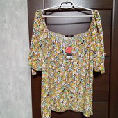 Розпродаж!!! Брендовая новая красивая блуза р.20-24